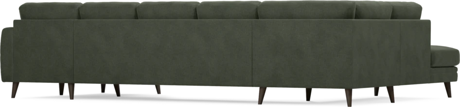 Eden - 3-sits soffa med divan vänster och schäslong höger - Grön