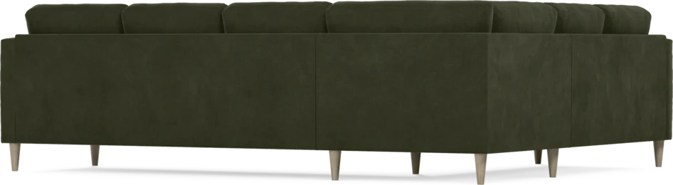 Eden - Hörnsoffa, 2+3-sits - Grön