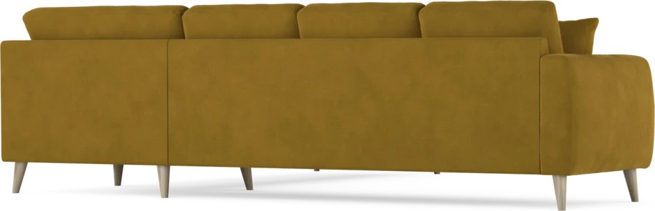 Eden - Hörnsoffa, 3+3-sits - Gul