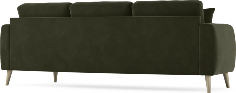 Eden - 3-sits soffa svängd - Grön