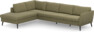 County - 3-sits soffa med divan vänster - Grön