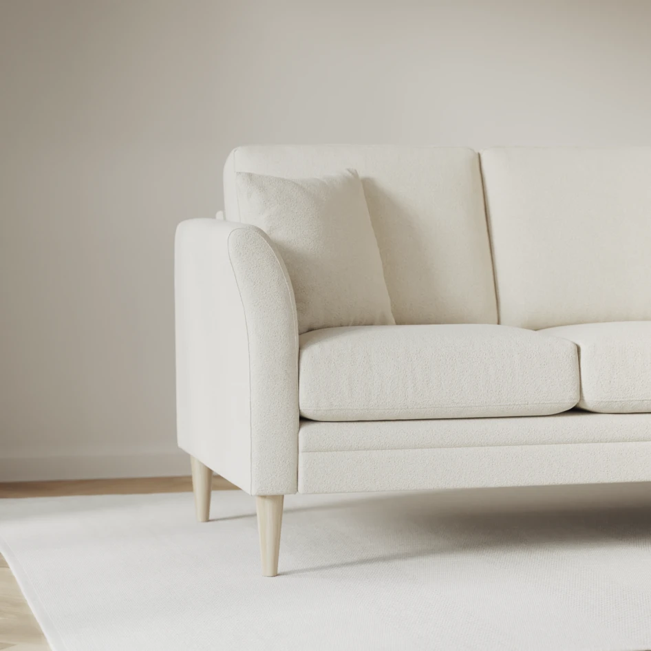Eden - 2,5-sits soffa - Vit