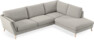 Madison Lux - 3-sits soffa med divan höger - Grå