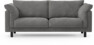 Cherrie - 2,5-sits soffa, fast klädsel - Grå