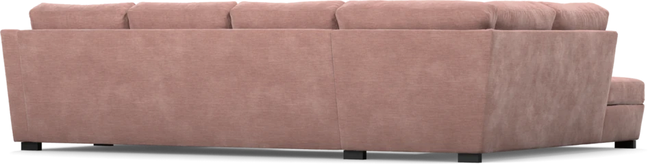 Friday - 3-sits soffa med divan vänster och schäslong höger - Rosa