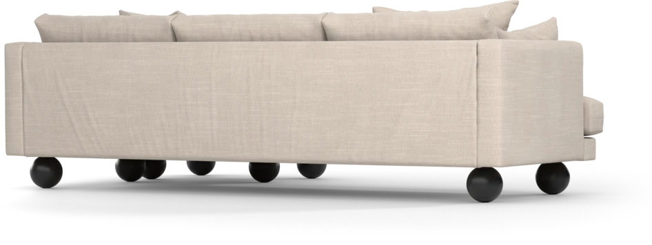 Harper - 4-sits med schäslong höger  - Beige