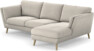 Madison - 2-sits soffa med schäslong höger - Beige