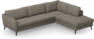 County - 2,5-sits soffa med divan höger - Brun