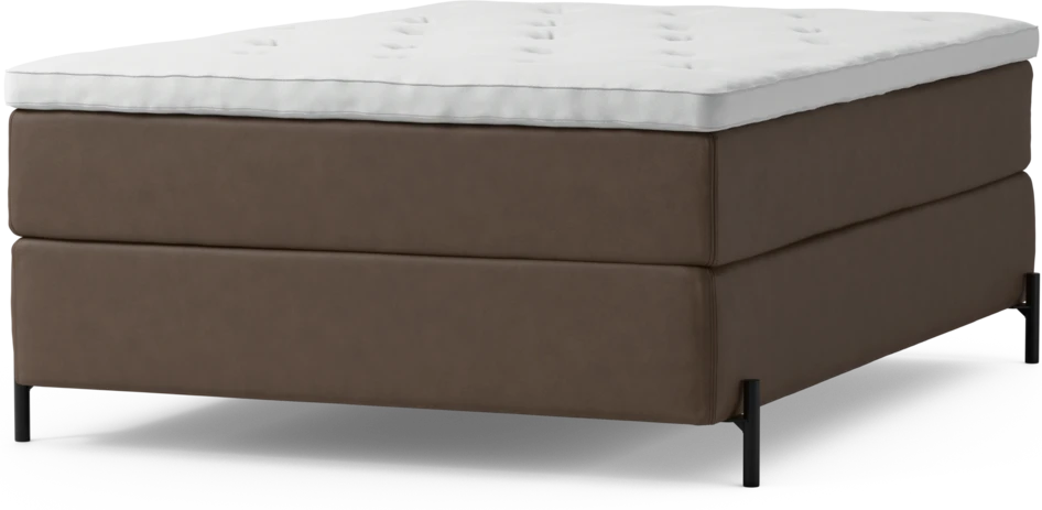 Delux Exclusive - Kontinentalsäng, enkelsäng 140 cm med bäddmadrass och sängben