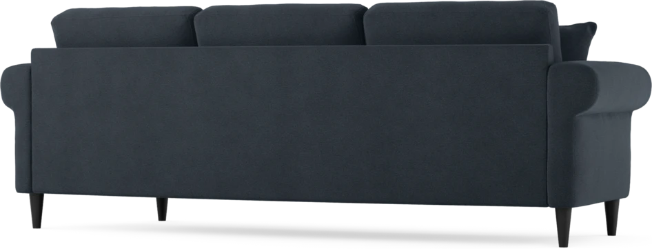 Eden - 3-sits soffa svängd - Blå