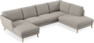 Madison - 2-sits soffa med schäslong vänster och divan höger - Beige