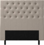 Delux Pikerad XL - Sänggavel, 90-210 cm - Beige
