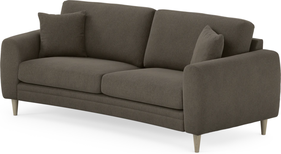 Eden - 2,5-sits soffa svängd - Brun