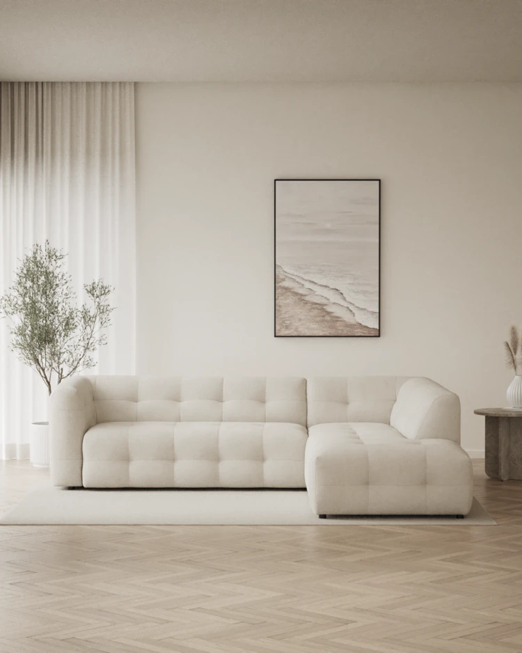Bella - 3-sits soffa med divan höger - inspiration