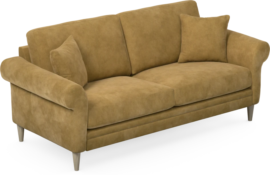 Eden - 2,5-sits soffa - Gul