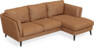 Madison - 2-sits soffa med schäslong höger - Orange