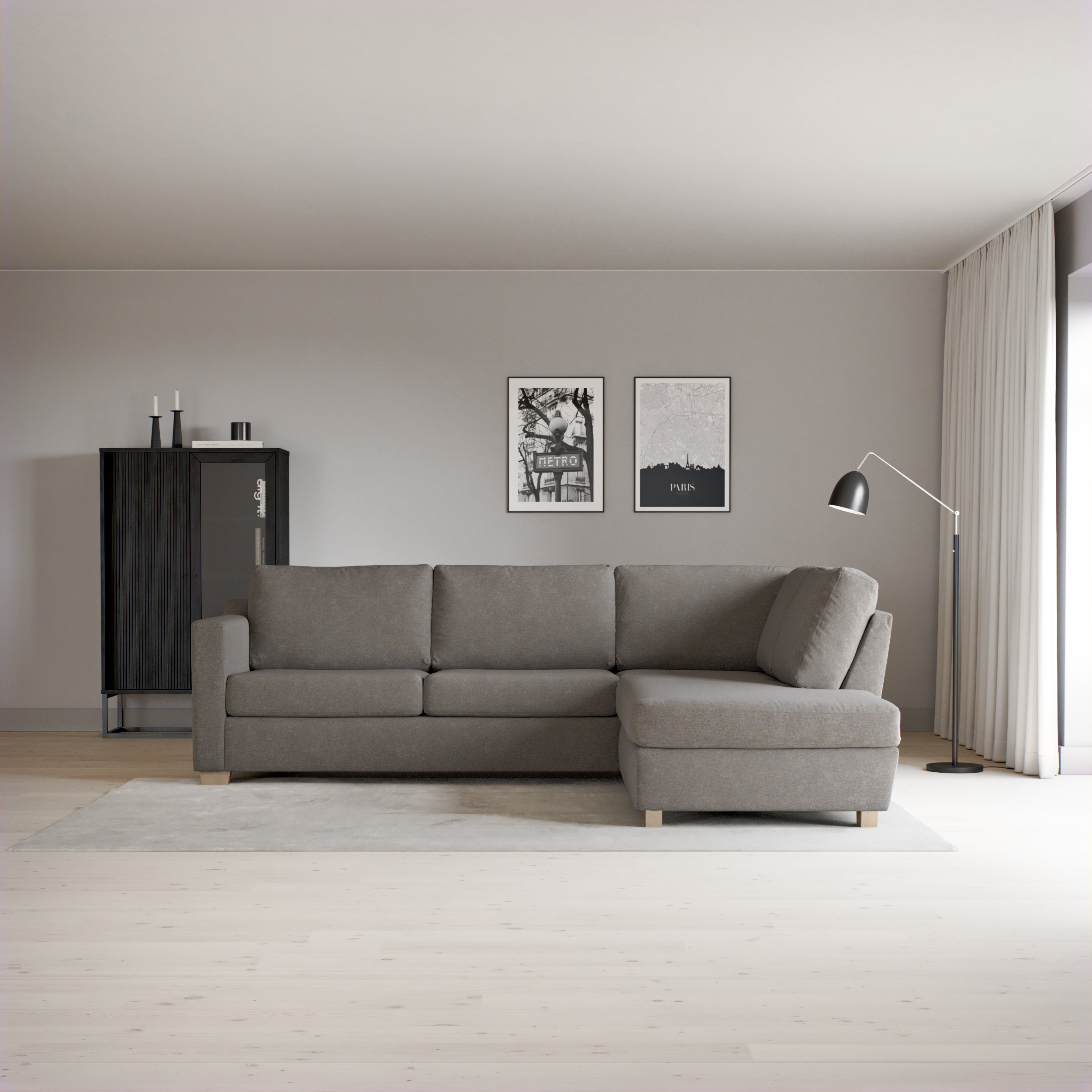 Friday - 2,5-sits soffa med divan höger - inspiration