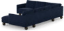 Madison Lux - Hörnsoffa med schäslong höger - Blå