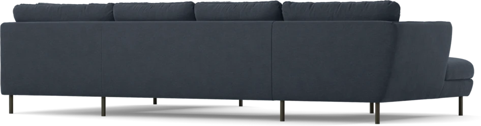 Madison Lux - 2-sits soffa med schäslong vänster och divan höger - Blå
