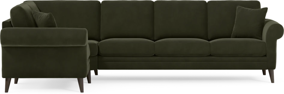 Eden - Hörnsoffa, 1+3-sits - Grön