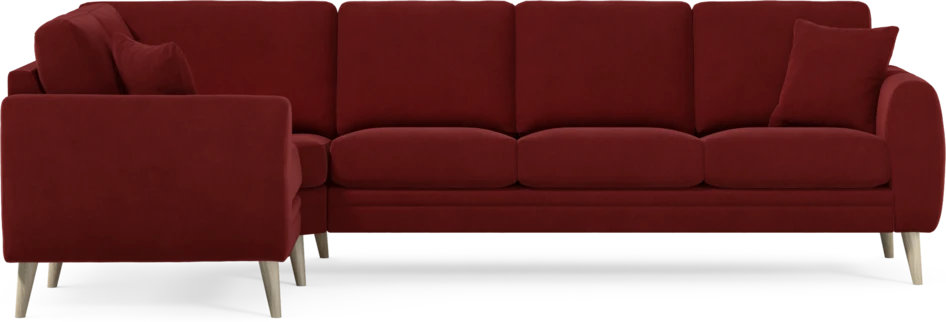 Eden - Hörnsoffa, 1+3-sits - Röd