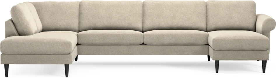 Bridge - 3-sits soffa med divan vänster och schäslong höger - Beige