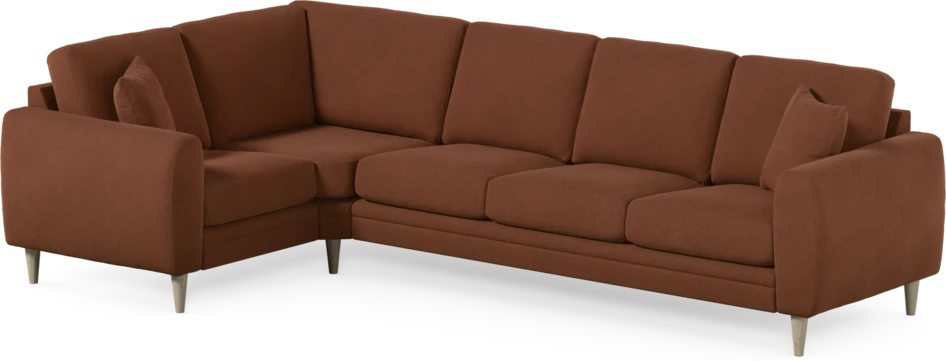 Eden - Hörnsoffa, 1+3-sits - Orange