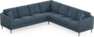 Eden - Hörnsoffa, 3+3-sits - Blå