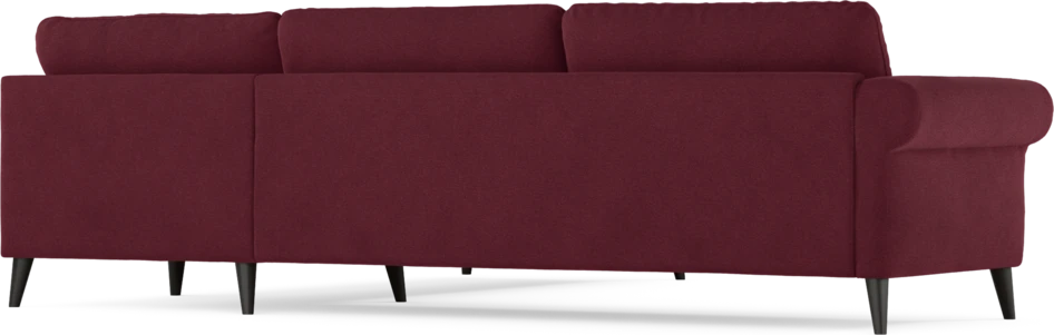 Bridge - Hörnsoffa, 3+2-sits - Röd