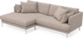 Harper - 4-sits med schäslong XL vänster - Beige