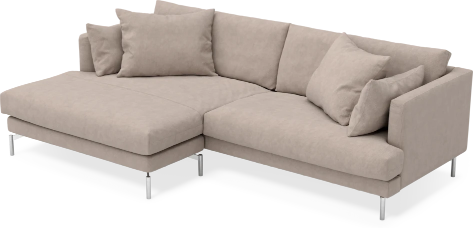 Harper - 4-sits med schäslong XL vänster - Beige