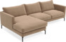 Impression Delux - 3-sits soffa med schäslong vänster - Beige