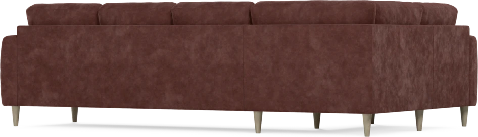 Eden - Hörnsoffa, 1+3-sits - Röd