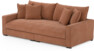 Rossi - 3-sits soffa, hel dyna - Orange