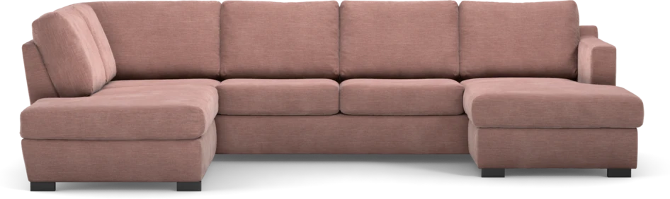 Friday - 3-sits soffa med divan vänster och schäslong höger - Rosa