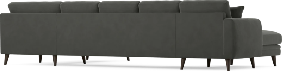Eden - 3-sits soffa med schäslong vänster och divan höger - Grå