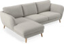 Madison Lux - 2-sits soffa med schäslong vänster - Grå