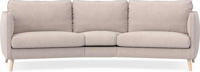 Madison - 3-sits soffa svängd, 90 cm - Beige