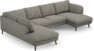 Madison Lux - 2-sits soffa med divan vänster och schäslong höger - Vit