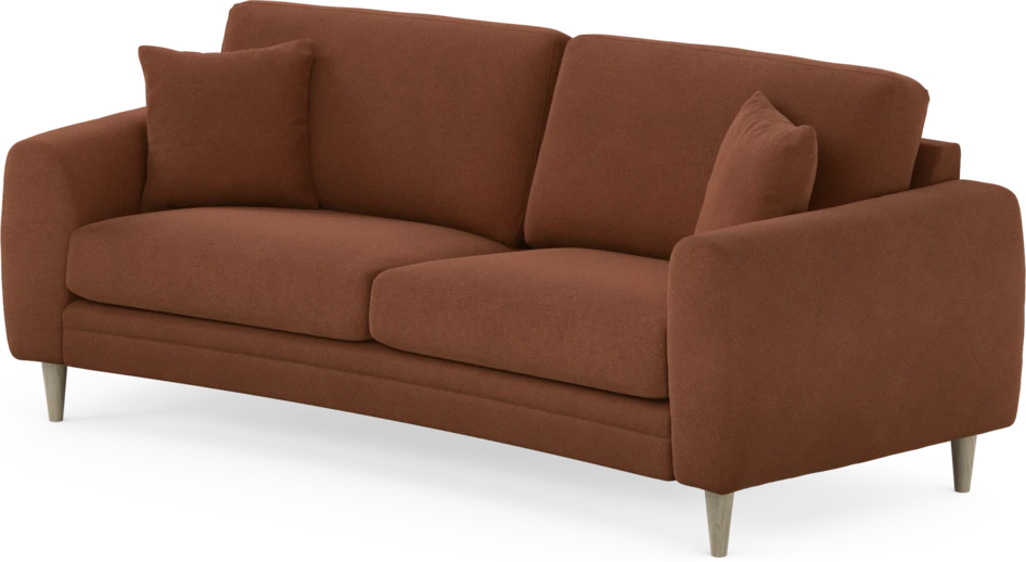 Eden - 2,5-sits soffa svängd - Orange