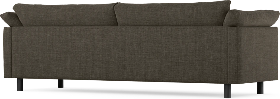 Cherrie - 4-sits soffa, fast klädsel - Brun