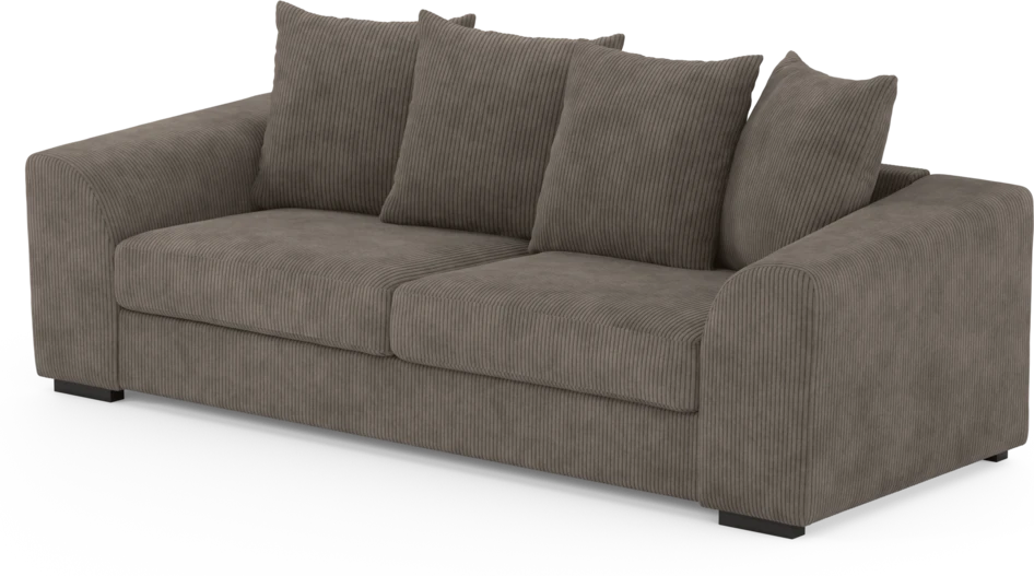 Town - 3-sits soffa - Brun