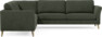 Bridge - Hörnsoffa, 2+3-sits - Grön