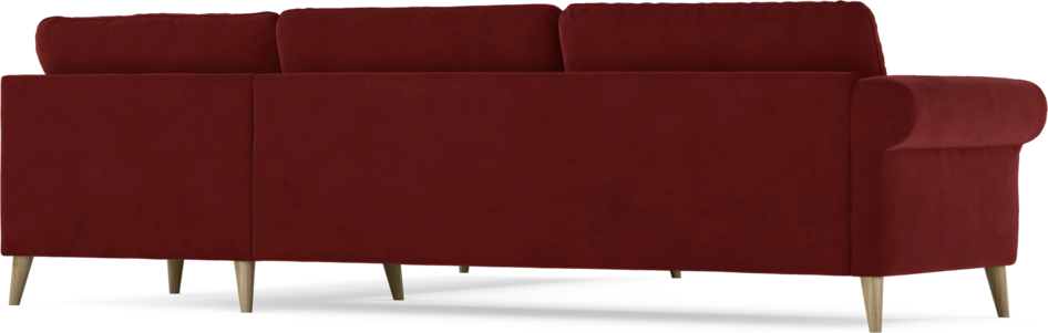 Bridge - Hörnsoffa, 3+2-sits - Röd