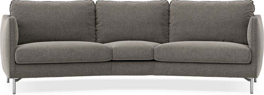 Madison - 3-sits soffa svängd, 90 cm - Grå