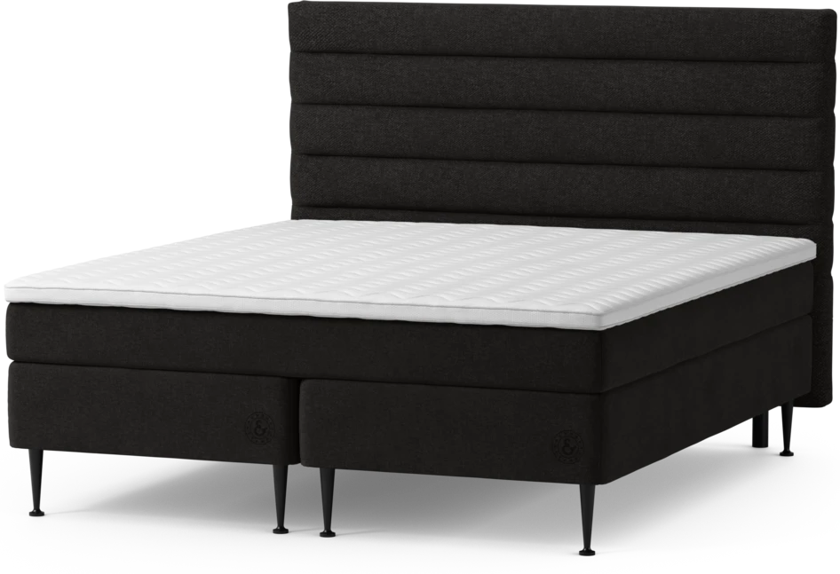 Asperö Comfort - Kontinentalsäng, dubbelsäng med bäddmadrass Comfort och sängben