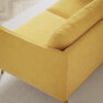 Madison Lux - 2-sits soffa med schäslong vänster - Gul
