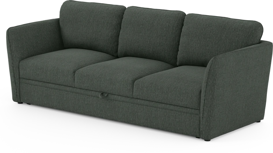 Öland - Bäddsoffa 3-sits, längsbäddad - Grön
