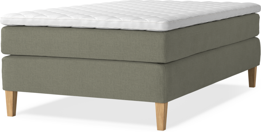 Delux Sense - Kontinentalsäng, enkelsäng 120 cm med bäddmadrass