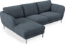 Madison Lux - 2-sits soffa med schäslong vänster - Vit